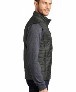 RUseeN Reflective Apparel Men's Reflective Full Zip Packable Puffy Vest--3 Left! Men's Jackets & Sweatshirts
