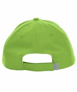 RUseeN Reflective Apparel LLC Reflective Performance 6 Panel Cap - Lime Green