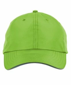 RUseeN Reflective Apparel LLC Reflective Performance 6 Panel Cap - Lime Green