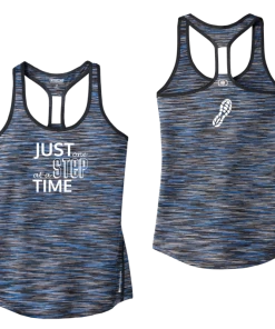 RUseeN Reflective Apparel Women's Tank Tops Women's Reflective Tank Top - Just One Step At A Time