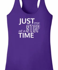 RUseeN Reflective Apparel Women's Tank Tops Women's Reflective Tank Top - Just One Step At A Time