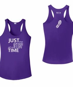 RUseeN Reflective Apparel Women's Tank Tops Women's Reflective Tank Top - Just One Step At A Time