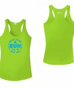 RUseeN Reflective Apparel Women's Tank Tops Women's Reflective Tank Top - Never Judge A Run