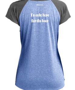 RUseeN Reflective Apparel Women's Short Sleeve Women's Reflective Short Sleeve Shirt - I'm Only Here For The Beer