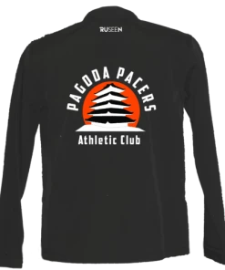 RUseeN Reflective Apparel Clubs Men's Black Soft Shell Jacket - Reading Pagoda Pacers