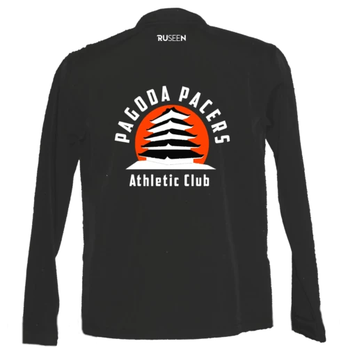 RUseeN Reflective Apparel Clubs Men's Black Soft Shell Jacket - Reading Pagoda Pacers