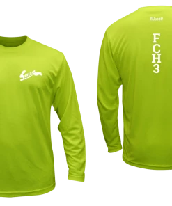 RUseeN Reflective Apparel Clubs Unisex Reflective Long Sleeve – Flour City H3 - FCH3 - Design 1
