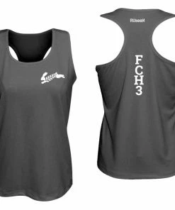 RUseeN Reflective Apparel Clubs Women's Reflective Tank Top - Flour City H3 - FCH3 - Design 1