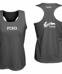 RUseeN Reflective Apparel Women's Reflective Tank Top - Flour City H3 - FCH3 - Design 3 Clubs