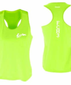 RUseeN Reflective Apparel Clubs Women's Reflective Tank Top - Flour City H3 - FCH3 - Design 1