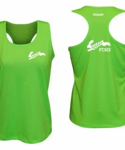 RUseeN Reflective Apparel Clubs Women's Reflective Tank Top - Flour City H3 - FCH3 - Design 2