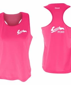 RUseeN Reflective Apparel Clubs Women's Reflective Tank Top - Flour City H3 - FCH3 - Design 2