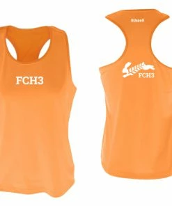 RUseeN Reflective Apparel Women's Reflective Tank Top - Flour City H3 - FCH3 - Design 3 Clubs