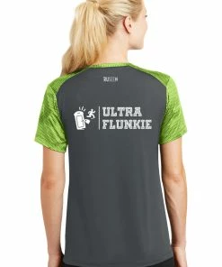 RUseeN Reflective Apparel Clubs Women's Reflective Short Sleeve Shirt - Ultra Flunkie - 2 Colors