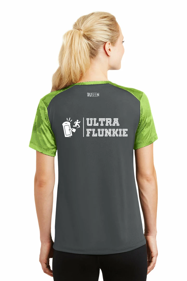 RUseeN Reflective Apparel Clubs Women's Reflective Short Sleeve Shirt - Ultra Flunkie - 2 Colors