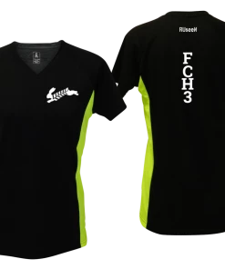 RUseeN Reflective Apparel Women's Reflective Short Sleeve Shirt - Flour City H3 - FCH3 - Design 1