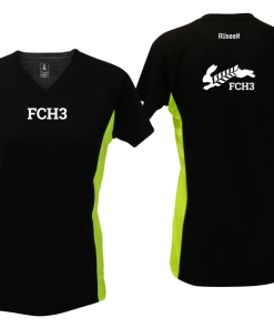 RUseeN Reflective Apparel Clubs Women's Reflective Short Sleeve Shirt - Flour City H3 - FCH3 - Design 3