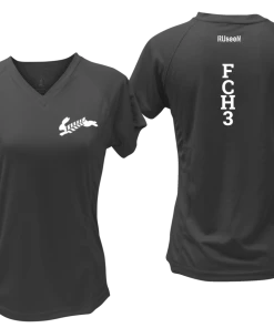 RUseeN Reflective Apparel Women's Reflective Short Sleeve Shirt - Flour City H3 - FCH3 - Design 1