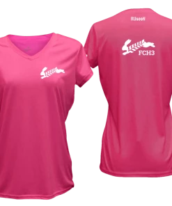 RUseeN Reflective Apparel Women's Reflective Short Sleeve Shirt - Flour City H3 - FCH3 - Design 2 Clubs