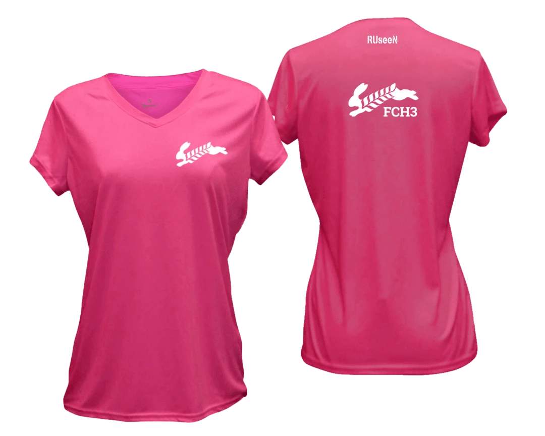 RUseeN Reflective Apparel Women's Reflective Short Sleeve Shirt - Flour City H3 - FCH3 - Design 2 Clubs