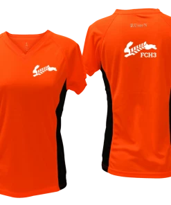 RUseeN Reflective Apparel Women's Reflective Short Sleeve Shirt - Flour City H3 - FCH3 - Design 2 Clubs