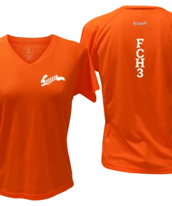 RUseeN Reflective Apparel Women's Reflective Short Sleeve Shirt - Flour City H3 - FCH3 - Design 1