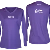 RUSEEN Reflective Apparel LLC Clubs Women's Reflective Long Sleeve Shirt - Flour City H3 - FCH3 Design 3