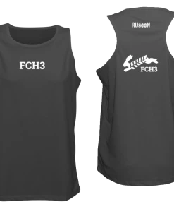 RUseeN Reflective Apparel Clubs Men's Reflective Tank Top - Flour City H3 - FCH3 - Design 3