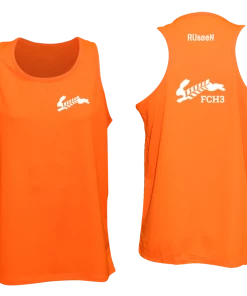 RUseeN Reflective Apparel Men's Reflective Tank Top - Flour City H3 - FCH3 - Design 2