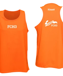 RUseeN Reflective Apparel Clubs Men's Reflective Tank Top - Flour City H3 - FCH3 - Design 3