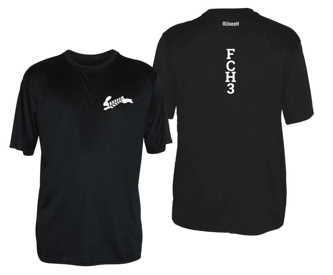 RUseeN Reflective Apparel Clubs Men's Reflective Short Sleeve Shirt - Flour City H3 - FCH3 - Design 1