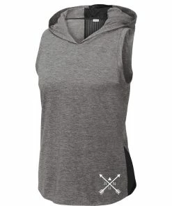 RUseeN Reflective Apparel Women's Short Sleeve Women's Reflective Hoodie Tank - Your Custom Design