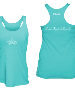 RUseeN Reflective Apparel Women's Reflective Tri Blend Tank Top - Assorted Designs Sale