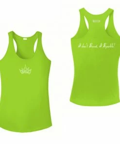 RUseeN Reflective Apparel Women's Reflective Tank Top - Sparkle Women's Tank Tops