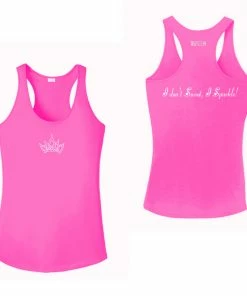 RUseeN Reflective Apparel Women's Reflective Tank Top - Sparkle Women's Tank Tops