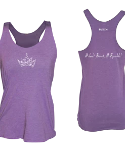 RUseeN Reflective Apparel Women's Reflective Tri Blend Tank Top - Assorted Designs Sale