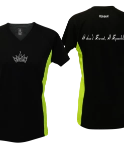 RUseeN Reflective Apparel Women's Reflective Short Sleeve Shirt - Sparkle