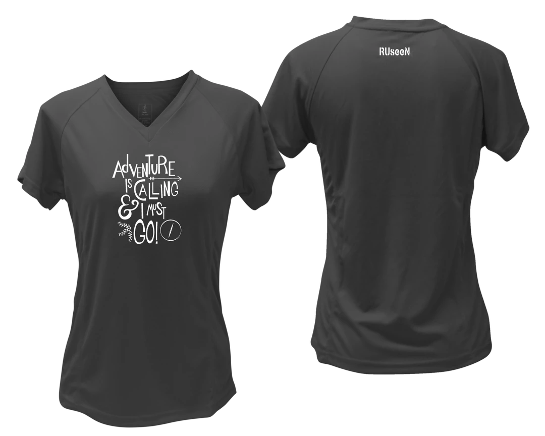 RUseeN Reflective Apparel Women's Reflective Short Sleeve Shirt - Adventure Women's Short Sleeve