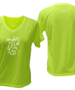 RUseeN Reflective Apparel Women's Reflective Short Sleeve Shirt - Adventure Women's Short Sleeve