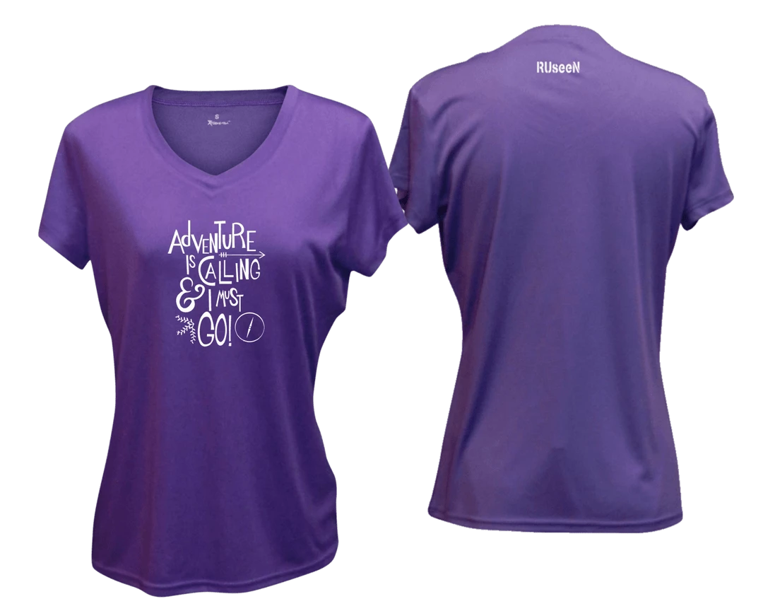 RUseeN Reflective Apparel Women's Reflective Short Sleeve Shirt - Adventure Women's Short Sleeve