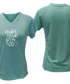 RUseeN Reflective Apparel Women's Reflective Short Sleeve Shirt - Adventure Women's Short Sleeve