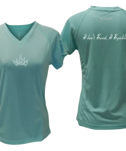 RUseeN Reflective Apparel Women's Reflective Short Sleeve Shirt - Sparkle