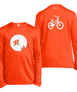 RUseeN Reflective Apparel Kids Reflective Long Sleeve Shirt - Retro Bike