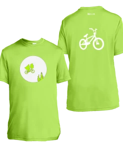 RUseeN Reflective Apparel Kids Reflective Short Sleeve Shirt - Retro Bike