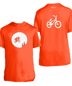 RUseeN Reflective Apparel Kids Reflective Short Sleeve Shirt - Retro Bike