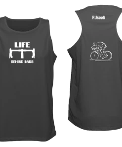 RUseeN Reflective Apparel Men's Tank Tops Men's Reflective Tank - Life Behind Bars