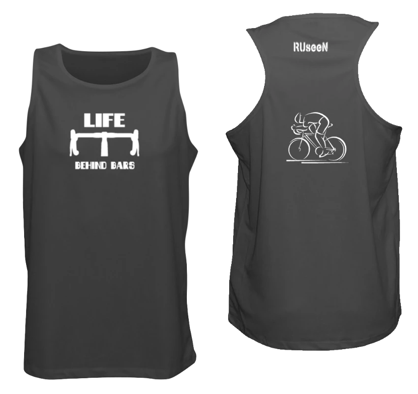 RUseeN Reflective Apparel Men's Tank Tops Men's Reflective Tank - Life Behind Bars