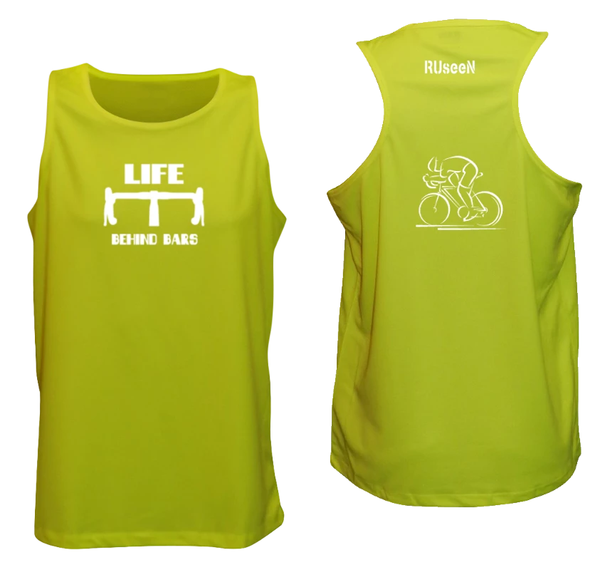 RUseeN Reflective Apparel Men's Tank Tops Men's Reflective Tank - Life Behind Bars