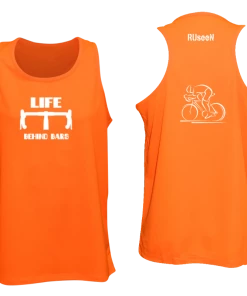 RUseeN Reflective Apparel Men's Tank Tops Men's Reflective Tank - Life Behind Bars