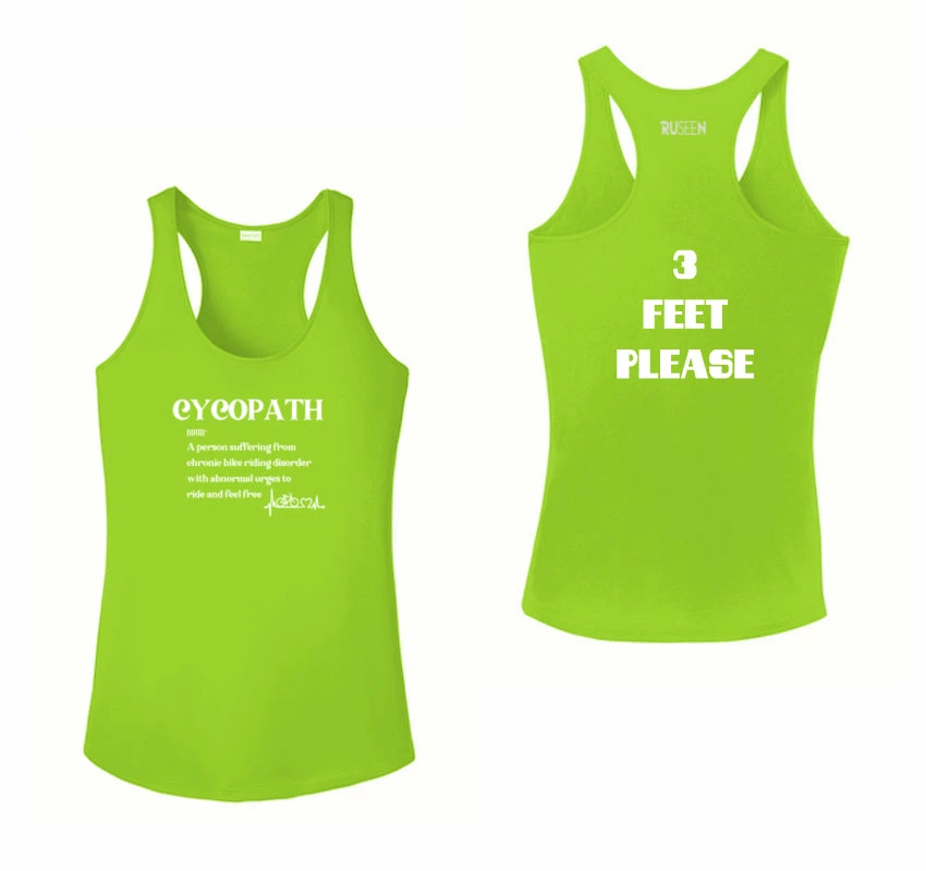 RUseeN Reflective Apparel Women's Tank Tops Women's Reflective Tank Top - Cycopath